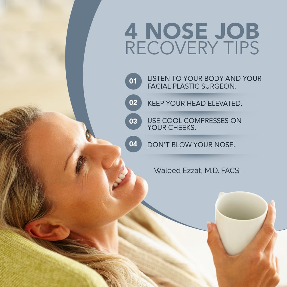 4 Nose Job Recovery Tips [Infographics] img 1