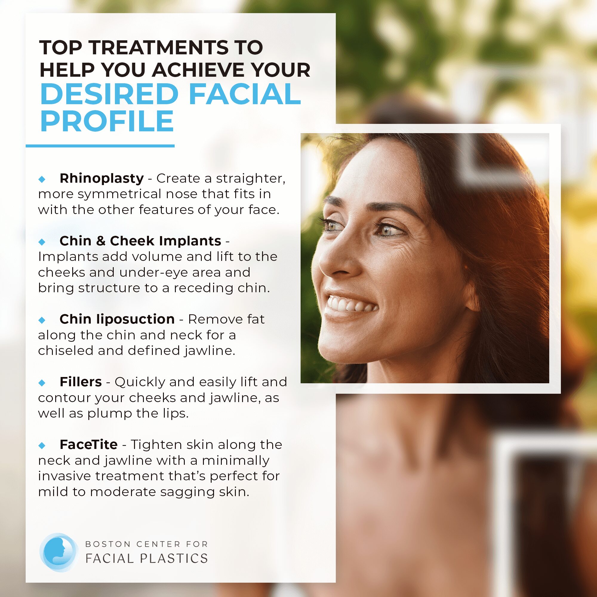Top Treatments to Help You Achieve Your Desired Facial Profile